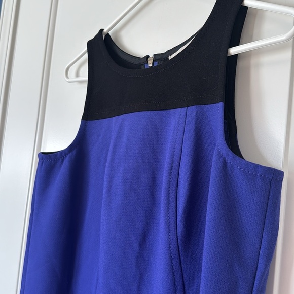 LOFT Women's Blue and Black Dress size 6 - Picture 2 of 6
